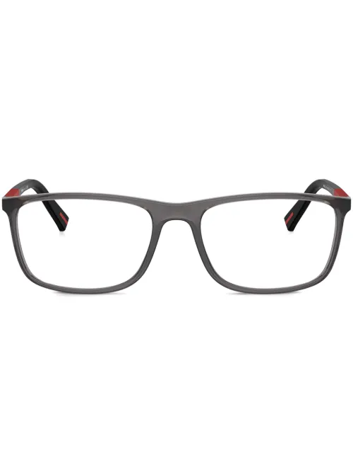 Lunettes de vue PS 03QV à monture rectangulaire - Prada Linea Rossa - Modalova