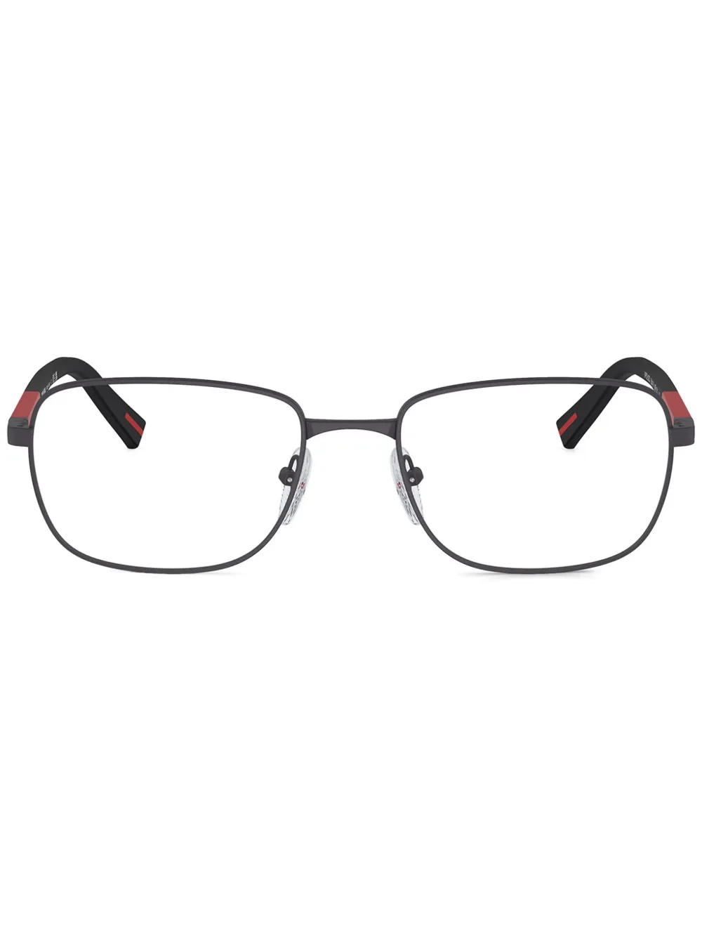 Prada Linea Rossa PS 52QV rectangle-frame glasses | Black | Image 1