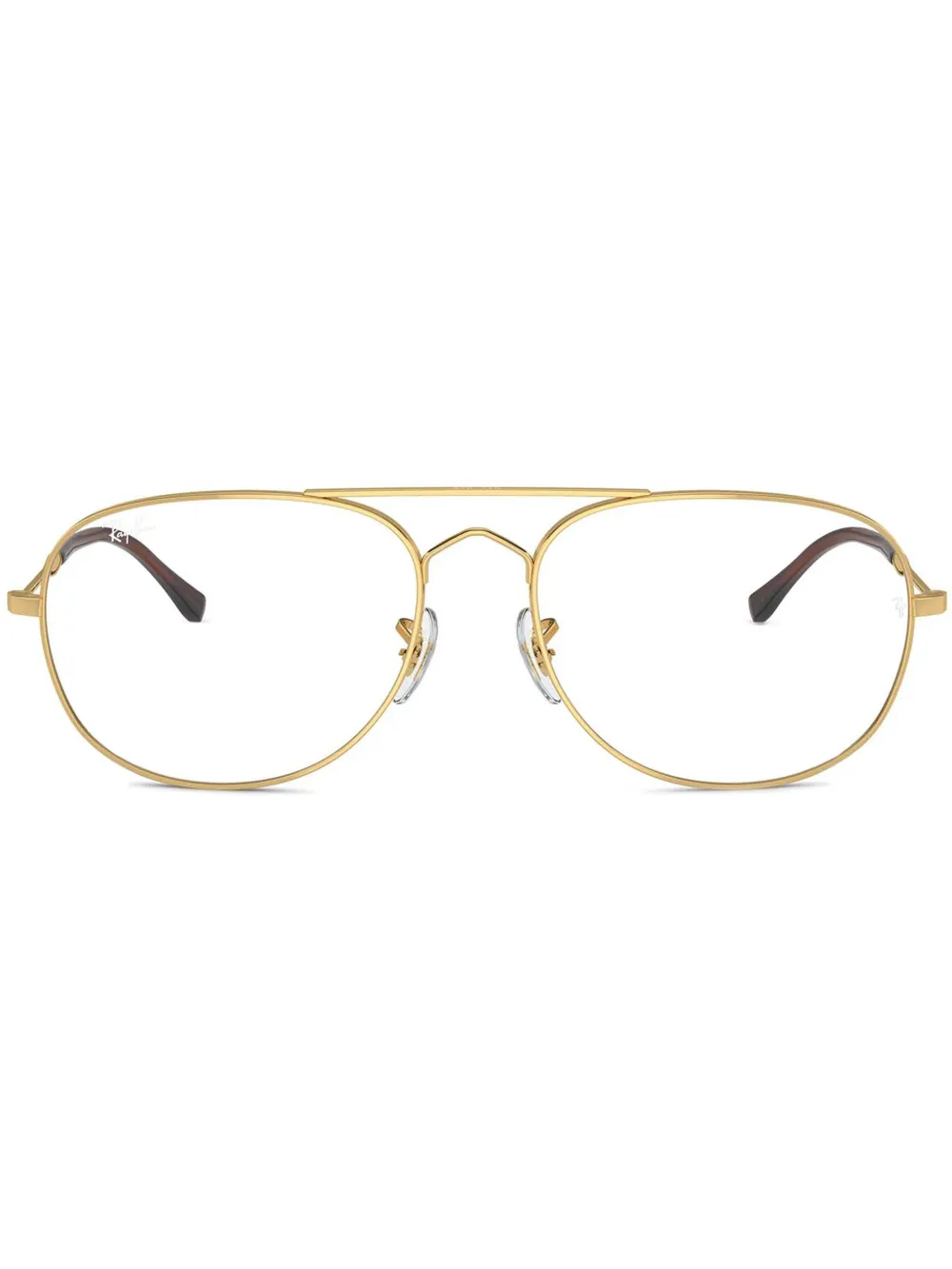 Ray-Ban Bain Bridge 眼鏡フレーム - ゴールドトーン Ray-Ban Bain Bridge 眼鏡フレーム - ゴールドトーン