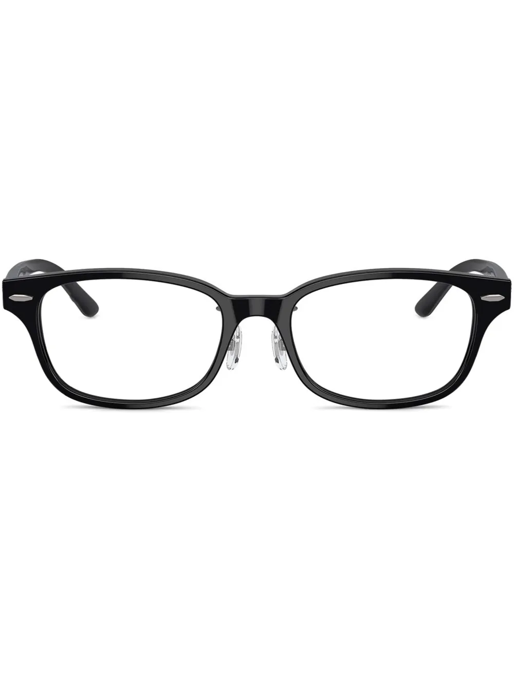 Ray-Ban rectangle-frame glasses | Black | Image 1