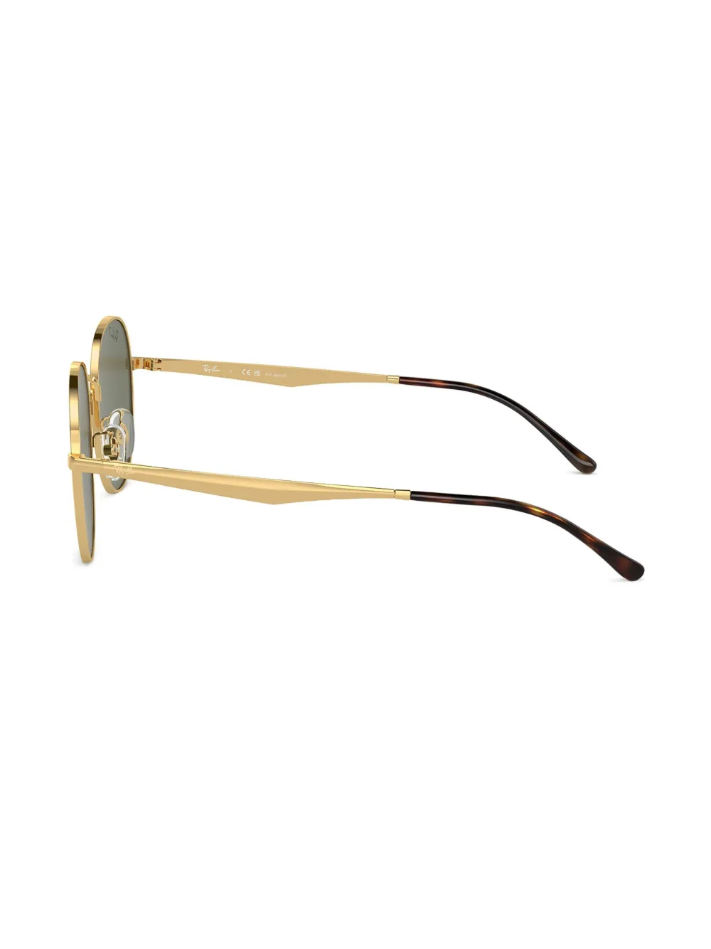 Ray-Ban Zonnebril met rond montuur Goud