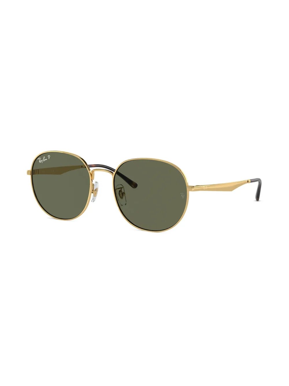 Ray-Ban Zonnebril met rond montuur - Goud
