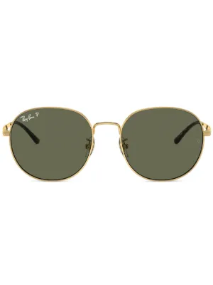 Ray-Ban RB3734 オーバルフレーム サングラス | ゴールドトーン