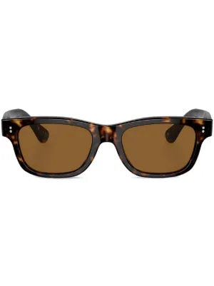 Oliver Peoples N.08 Sun トータスシェル サングラス | ブラウン