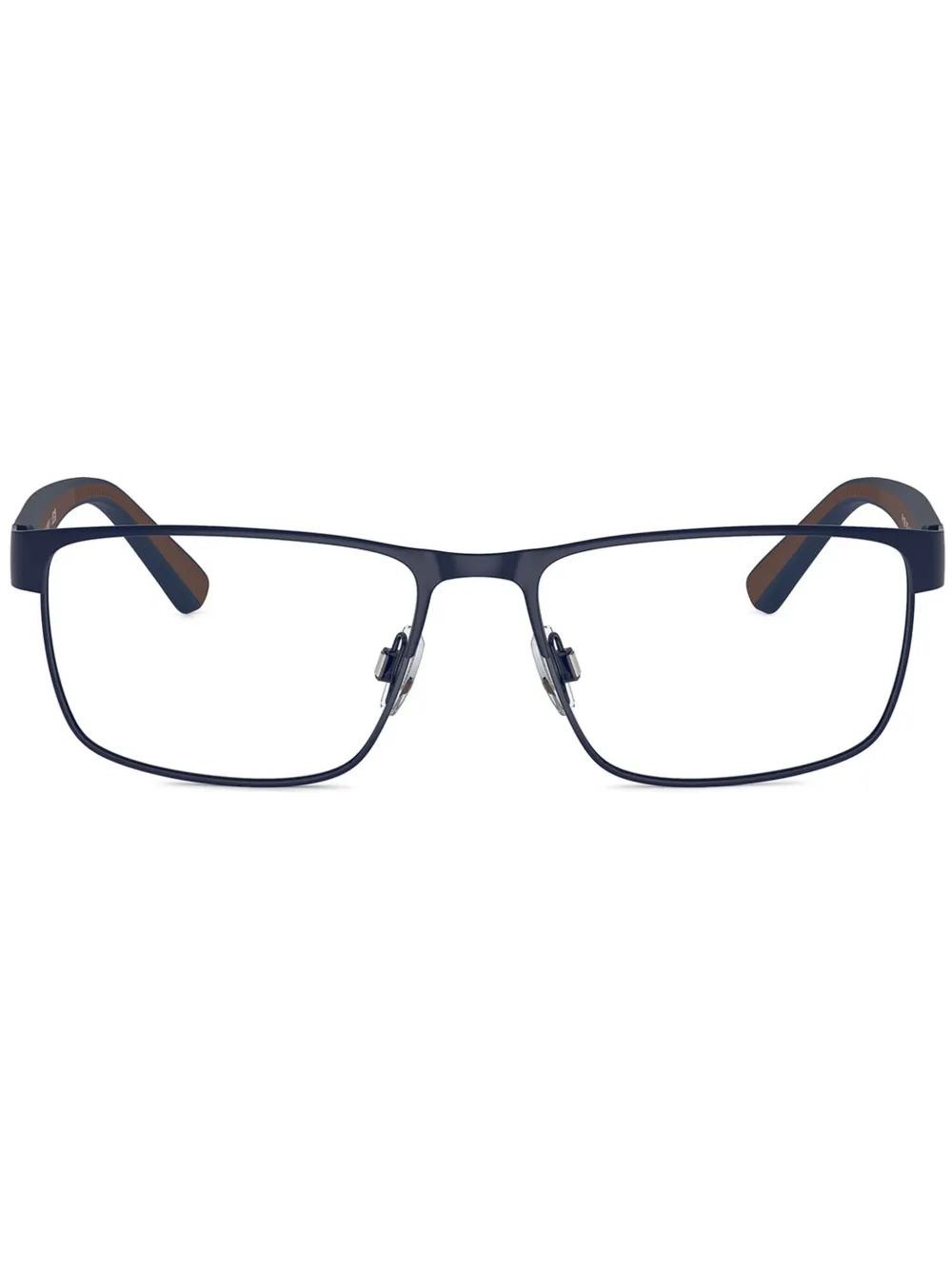 Polo Ralph Lauren rectangle frame glasses | Blue | Image 1