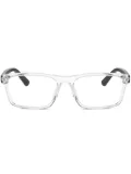Polo Ralph Lauren rectangle-frame glasses - White