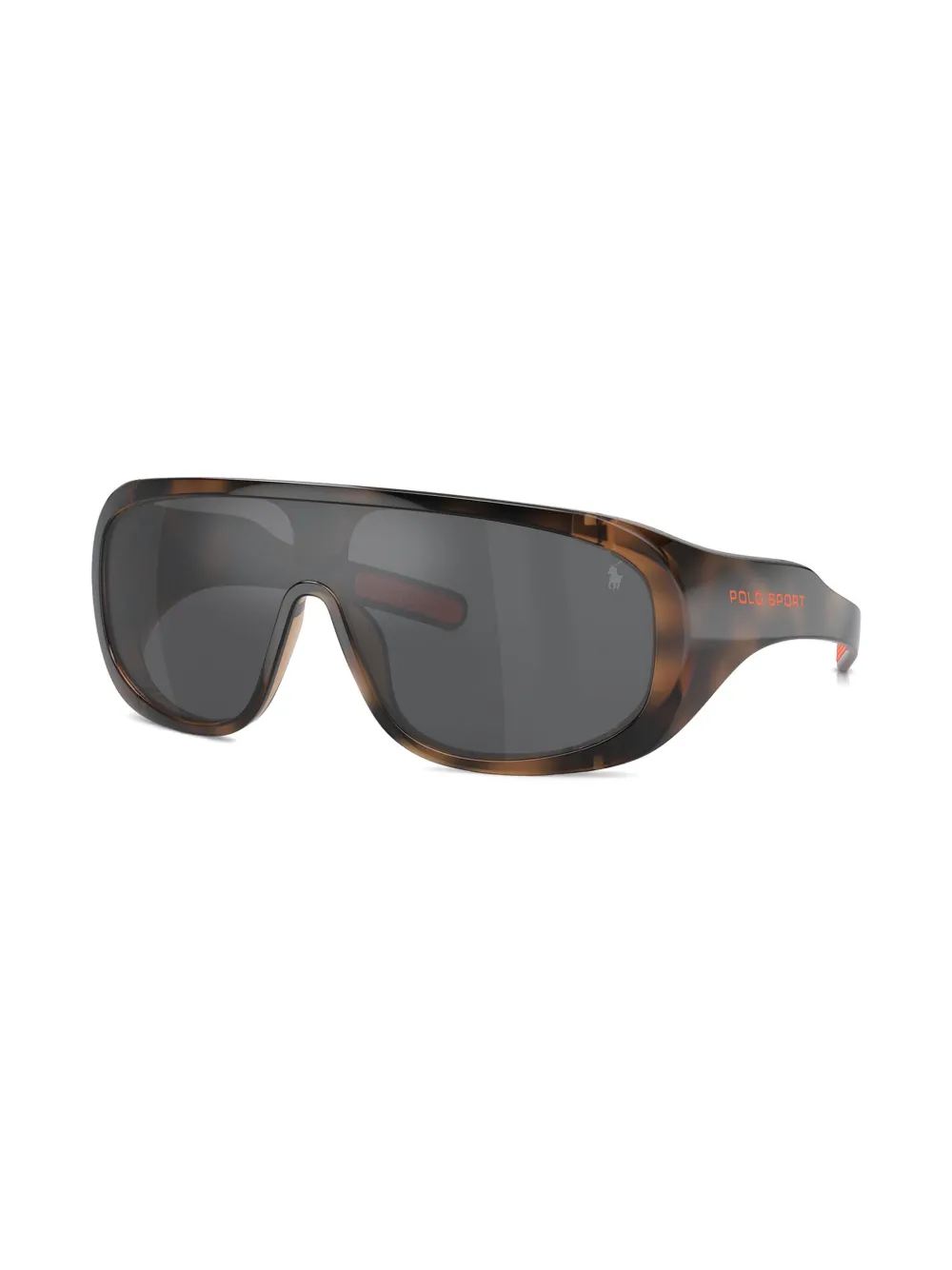 POLO RALPH LAUREN EYEWEAR PH4215U zonnebril met schild montuur Bruin