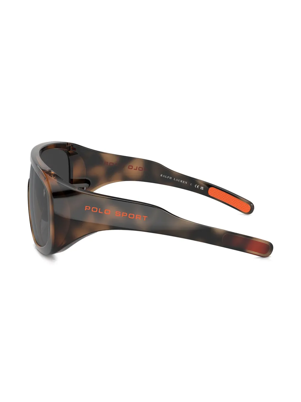 POLO RALPH LAUREN EYEWEAR PH4215U zonnebril met schild montuur Bruin