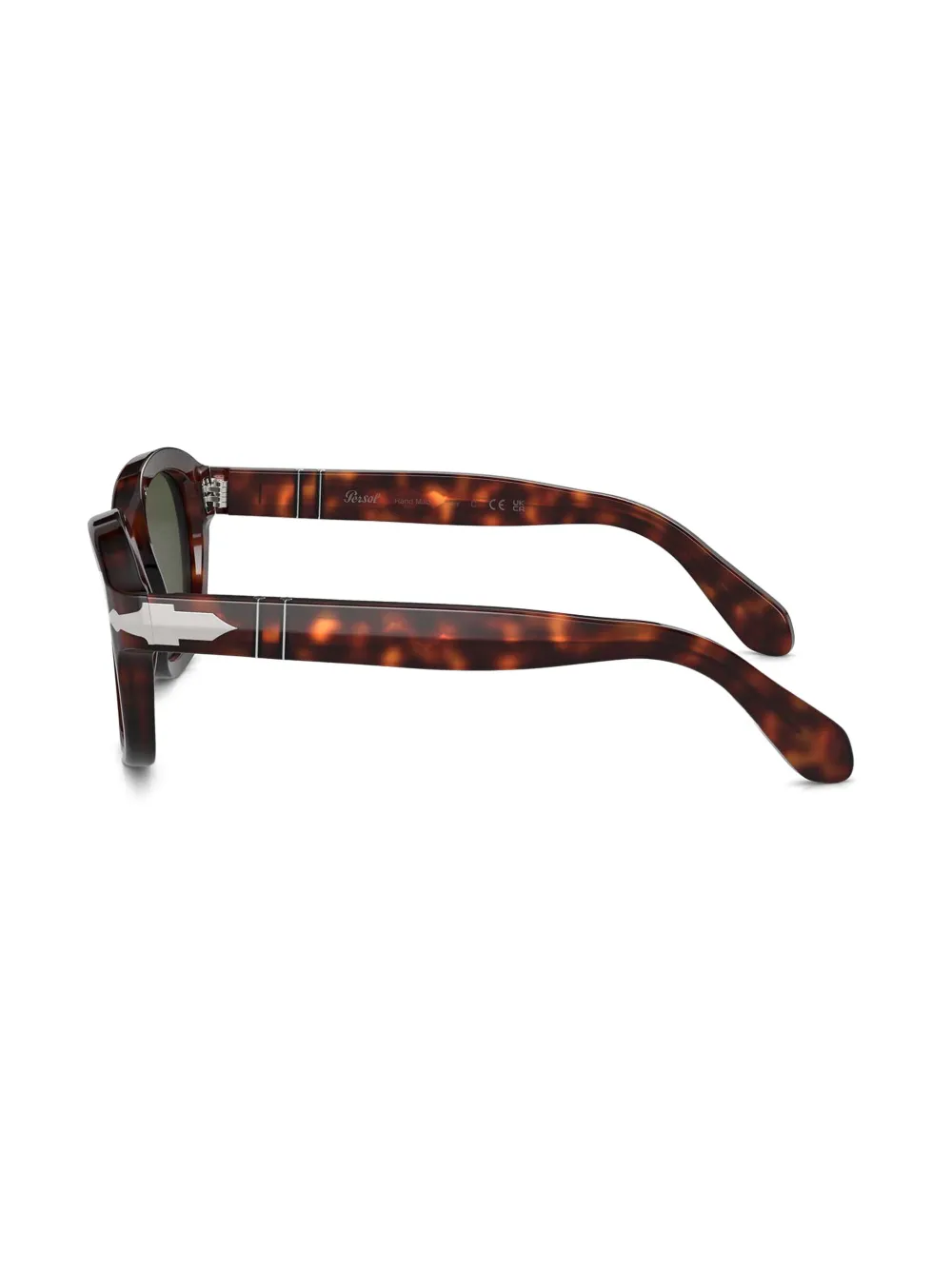 Persol Zonnebril met schildpadschild-design Bruin
