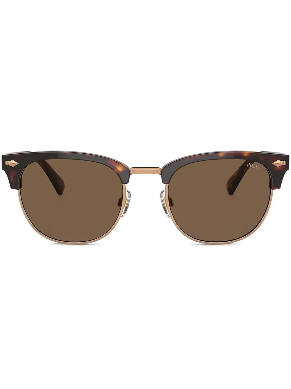 Polo Ralph Lauren PH4217 zonnebril met rond montuur Bruin