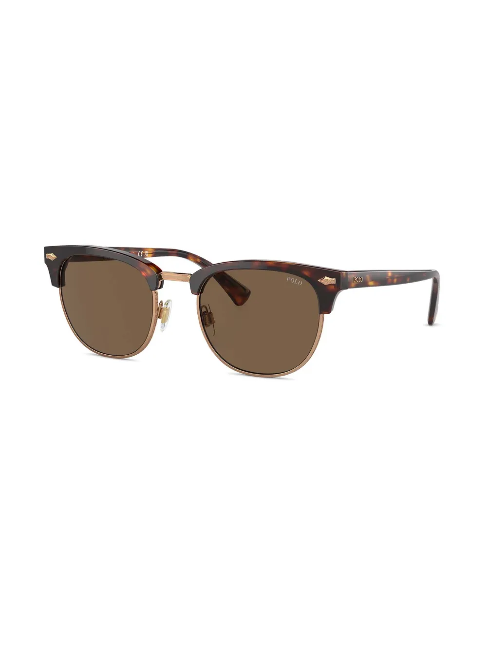 Polo Ralph Lauren PH4217 zonnebril met rond montuur Bruin