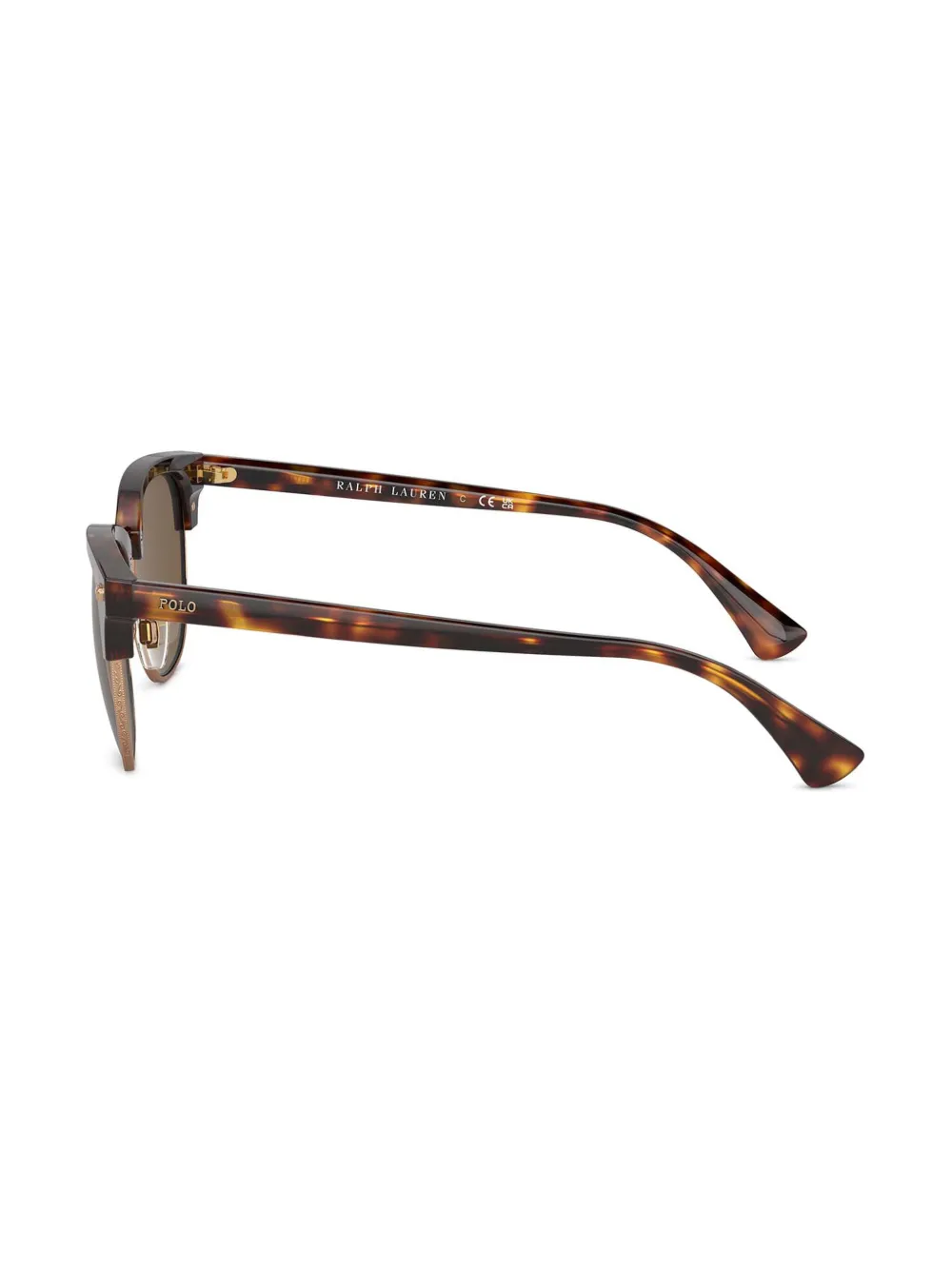 Polo Ralph Lauren PH4217 zonnebril met rond montuur Bruin