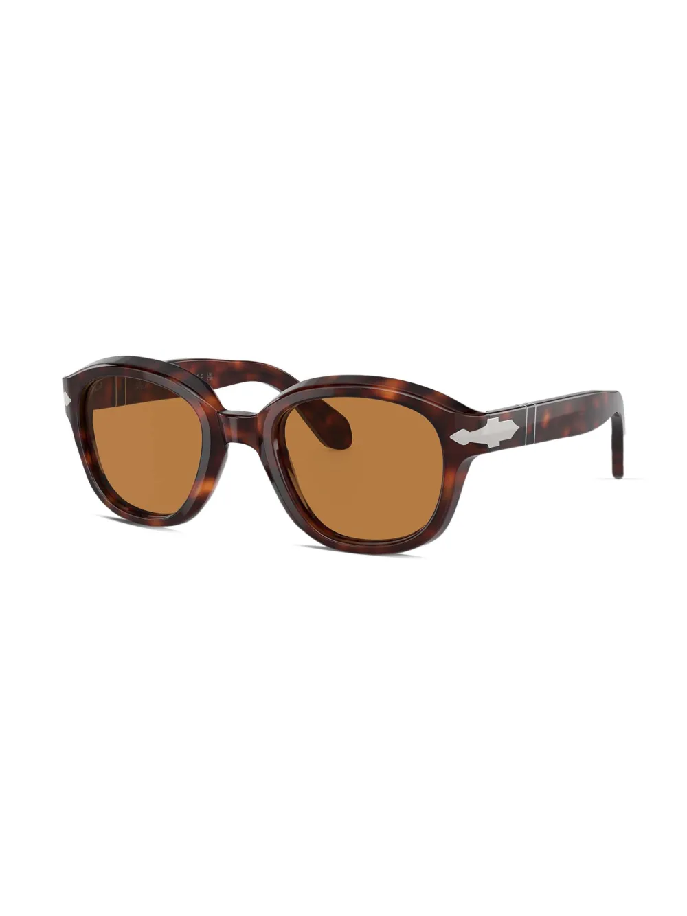 Persol Zonnebril met schildpadschild-design Bruin