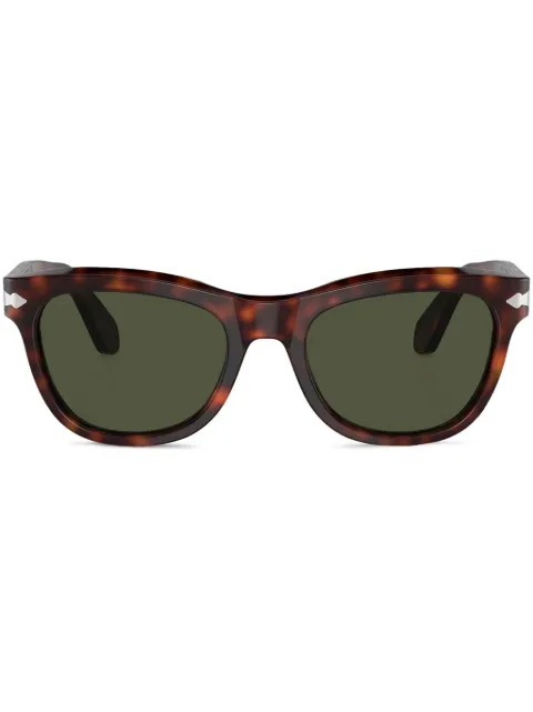 Persol tortoiseshell-effect rectangle-frame sunglasses