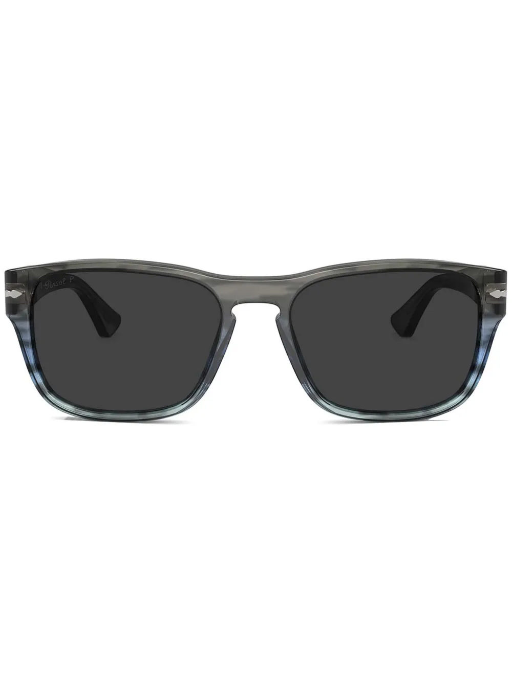 Persol Zonnebril met vierkant montuur Grijs
