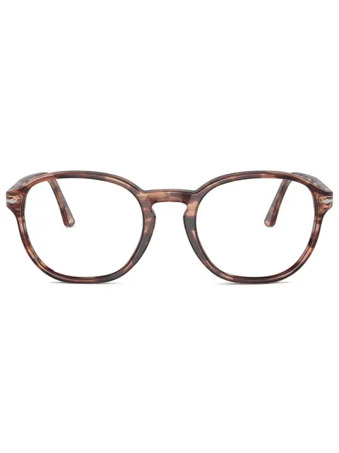 Persol lentes con armazón redonda