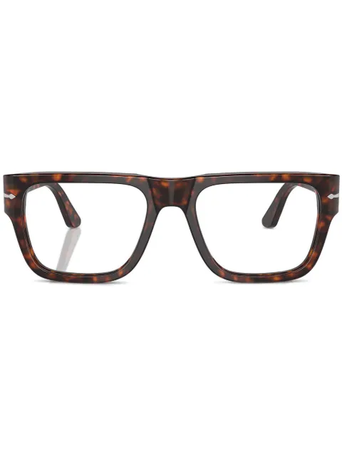Persol tortoise-shell square frame glasses 