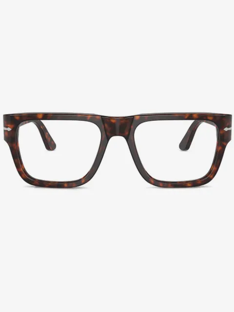 Persol tortoise-shell square frame glasses 