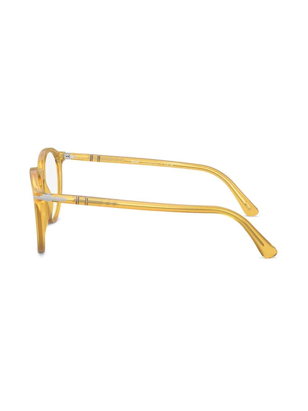 Persol Bril met vierkant montuur Geel