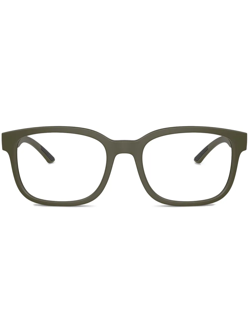 Prada Linea Rossa PS 05QV square-frame glasses | Green | Image 1