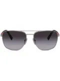 Prada Linea Rossa oval frame sunglasses - Grey