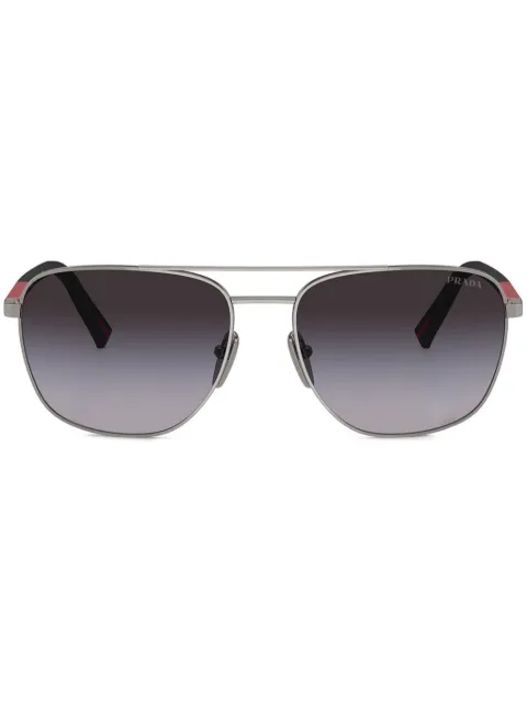 Prada Linea Rossa oval frame sunglasses