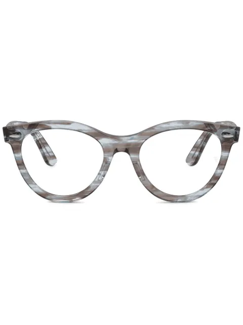 Ray-Ban lentes con armazón wayfarer ovalada