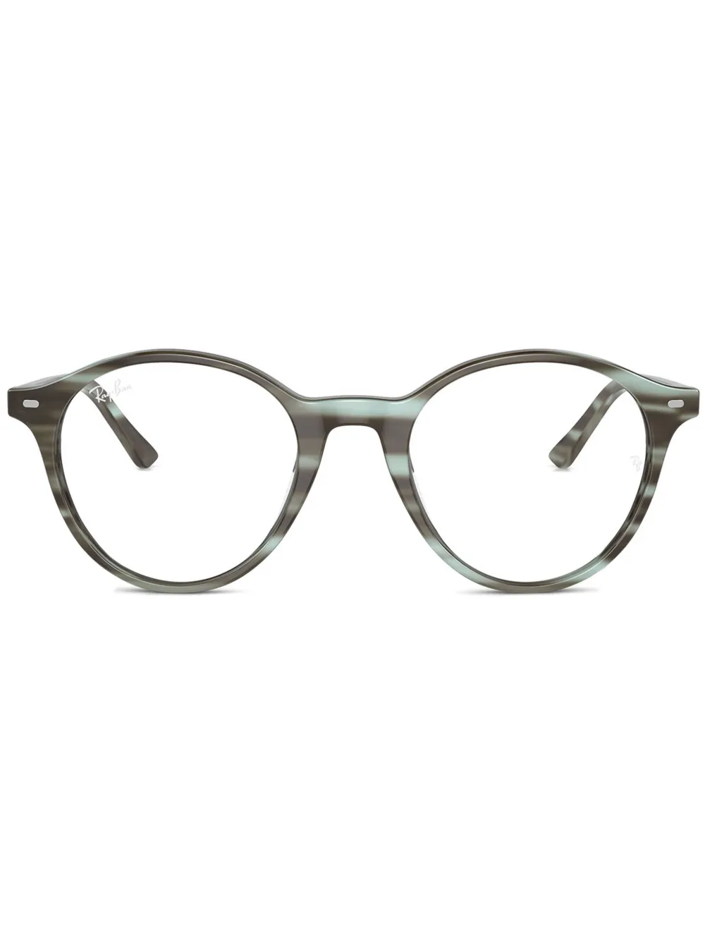 Ray-Ban round-frame glasses | Green | Image 1