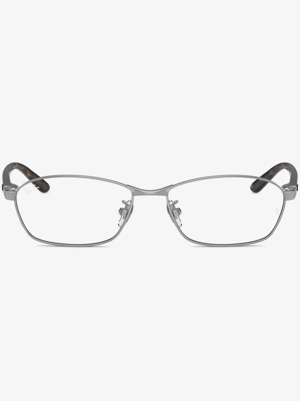 Ray-Ban lentes con armazón rectangular | plateado | Image 1