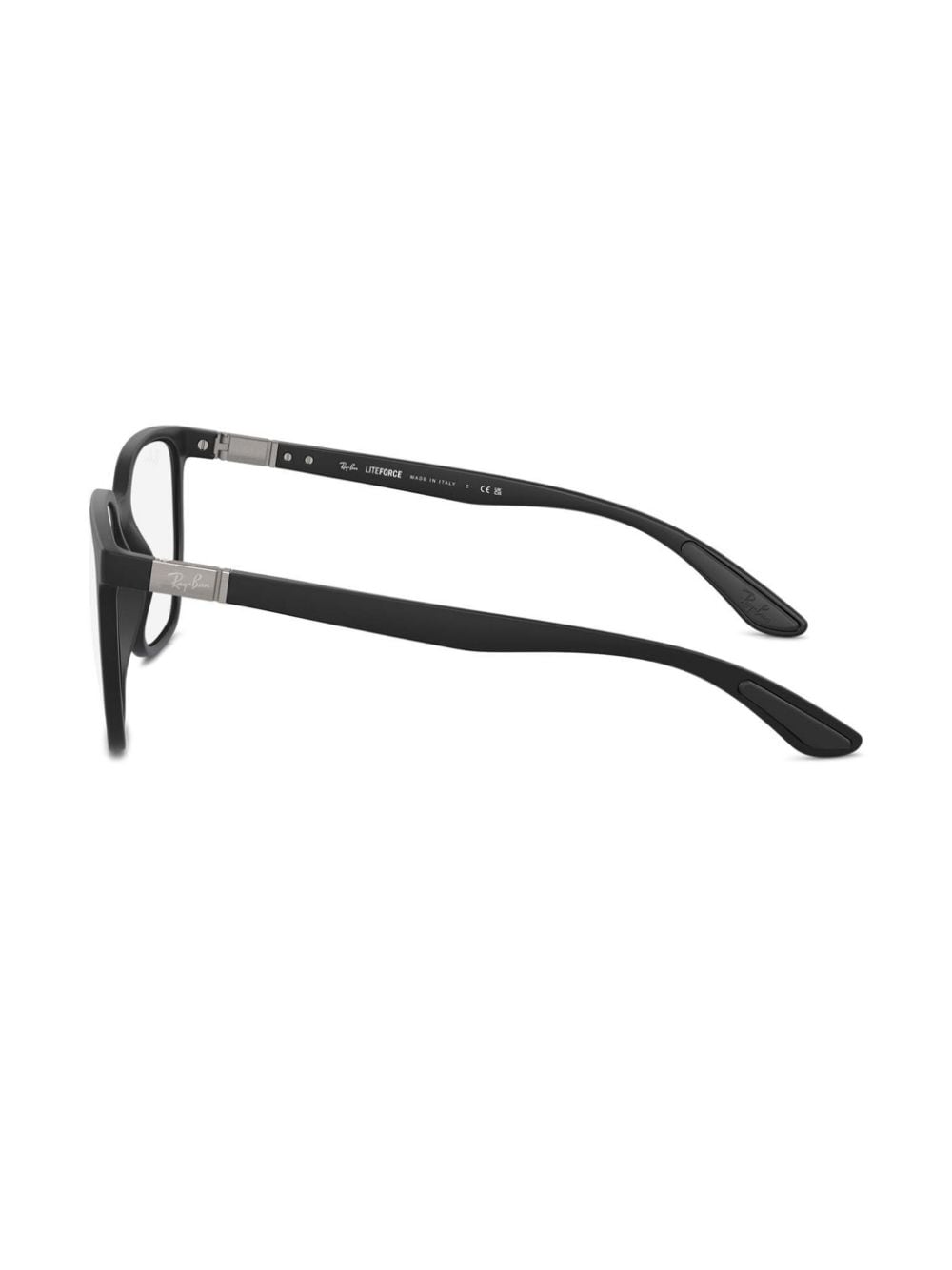 Shop Ray Ban Square-frame Glasses In Black