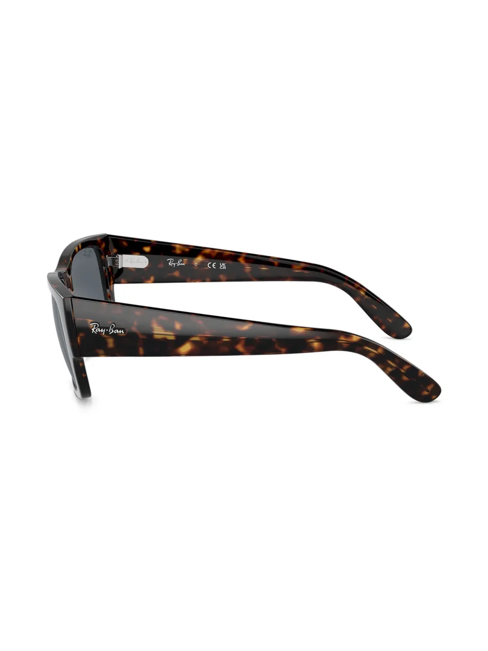 Ray-Ban Carlos zonnebril met rechthoekig montuur Bruin