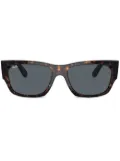 Ray-Ban Carlos rectangle-frame sunglasses - Brown