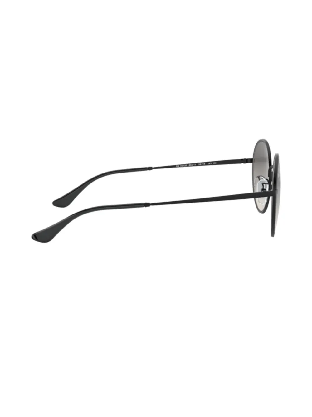 Ray-Ban Zonnebril met rond montuur Zwart