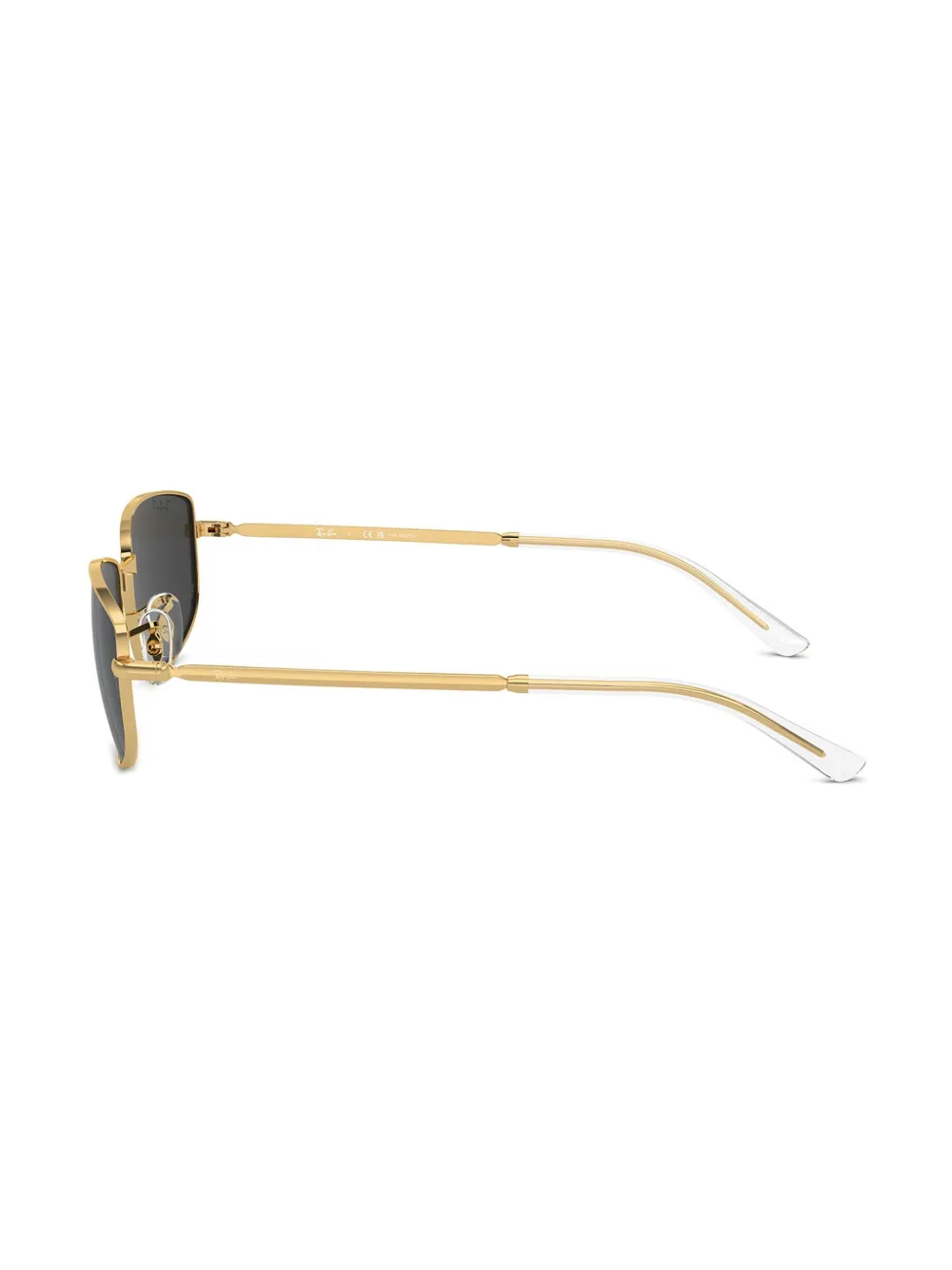 Ray-Ban Zonnebril met ovaal montuur Goud
