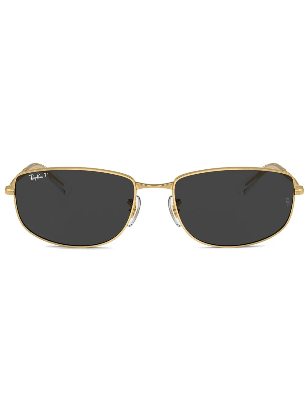 Ray-Ban oval frame sunglasses | Gold | Image 1