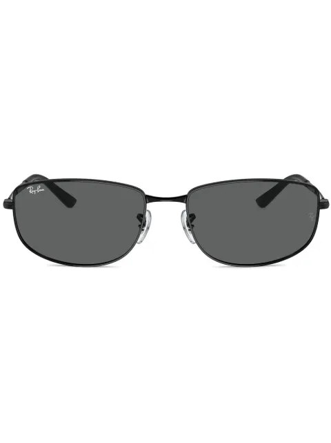 Ray-Ban rectangle frame tinted sunglasses