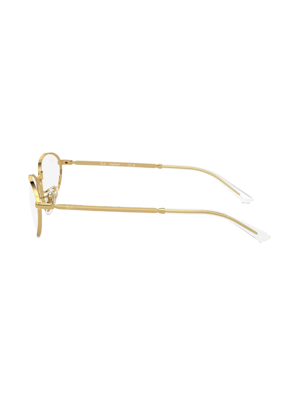 Ray-Ban Bril met ovalen montuur Goud