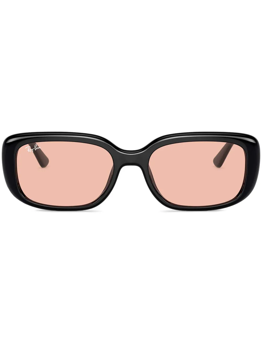 Ray-Ban Zonnebril met rechthoekig montuur Zwart