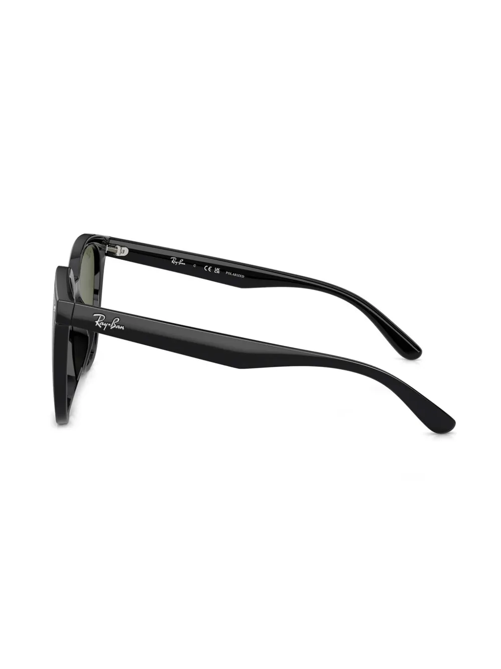 Ray-Ban Zonnebril met vierkant montuur Zwart
