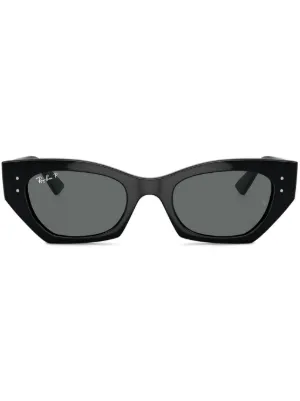 Ray-Ban KILIANE bio based スクエア サングラス Ray-Ban RB4395 Kiliane Bio-Based M (54 - 21) with Green lenses and