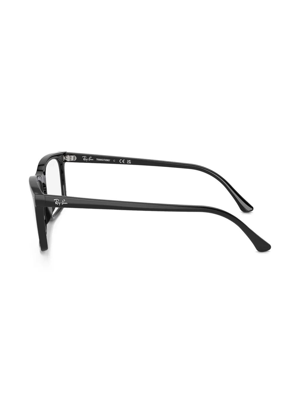 Ray-Ban Bril met rechthoekig montuur Zwart