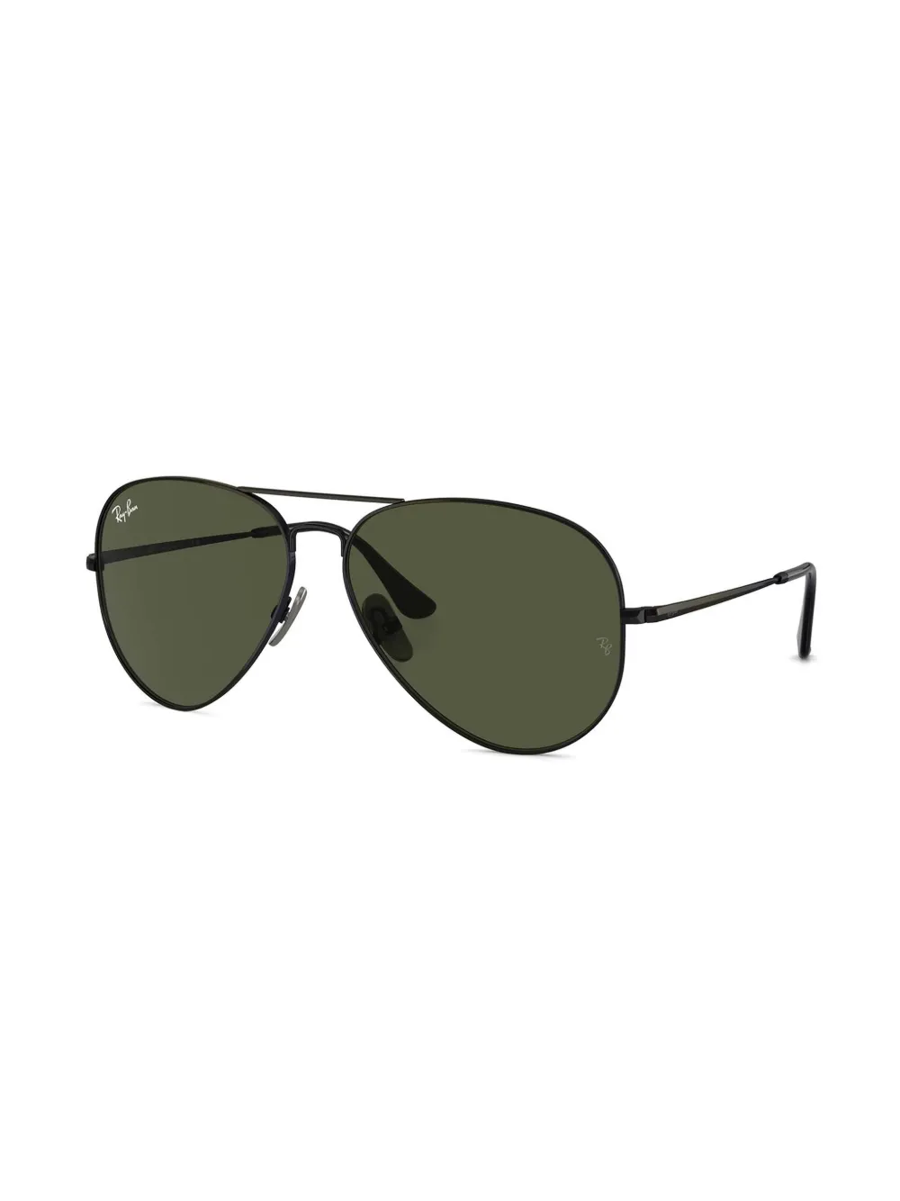 Ray-Ban Zonnebril met piloten montuur Zwart