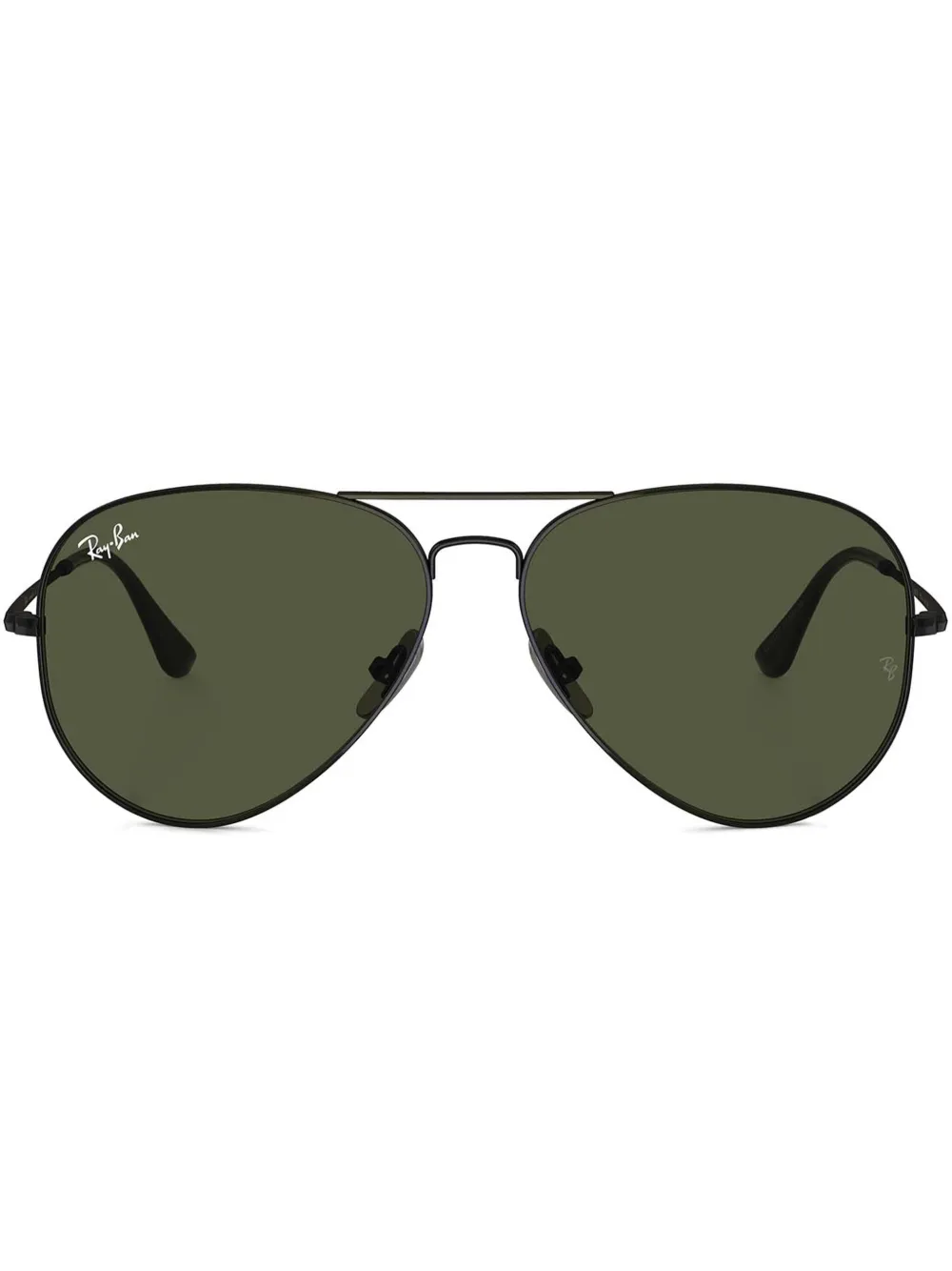 Ray-Ban Zonnebril met piloten montuur Zwart