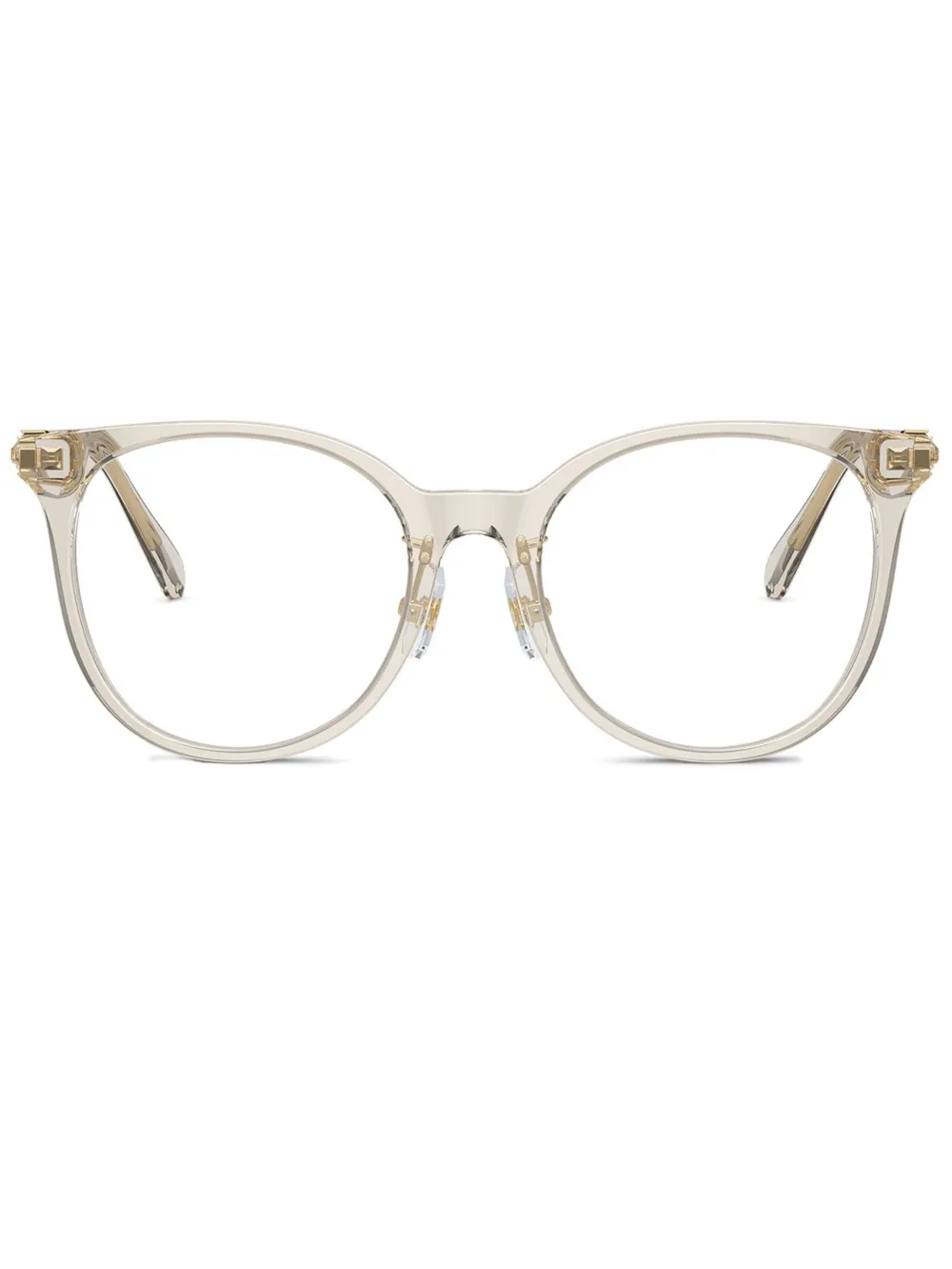 Swarovski round-frame glasses | Neutrals | Image 1