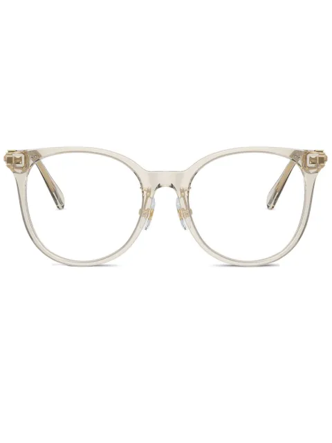 Swarovski round-frame glasses