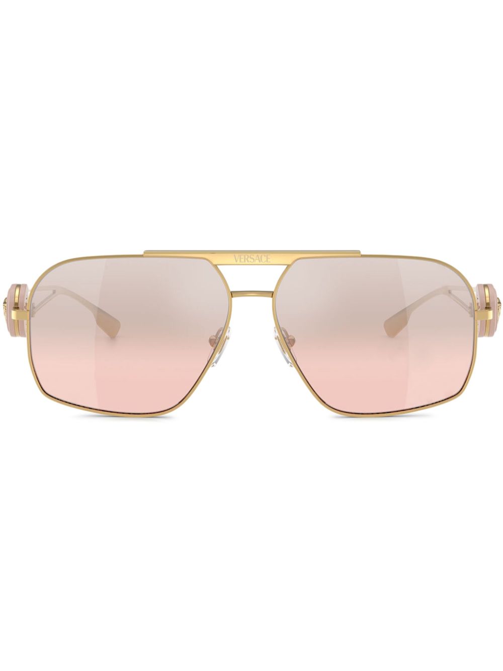 Versace Eyewear Zonnebril met piloten montuur Goud