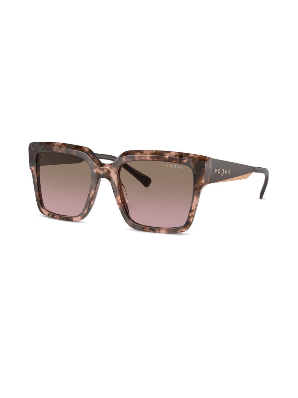 Vogue Eyewear Zonnebril met vierkant montuur - Roze