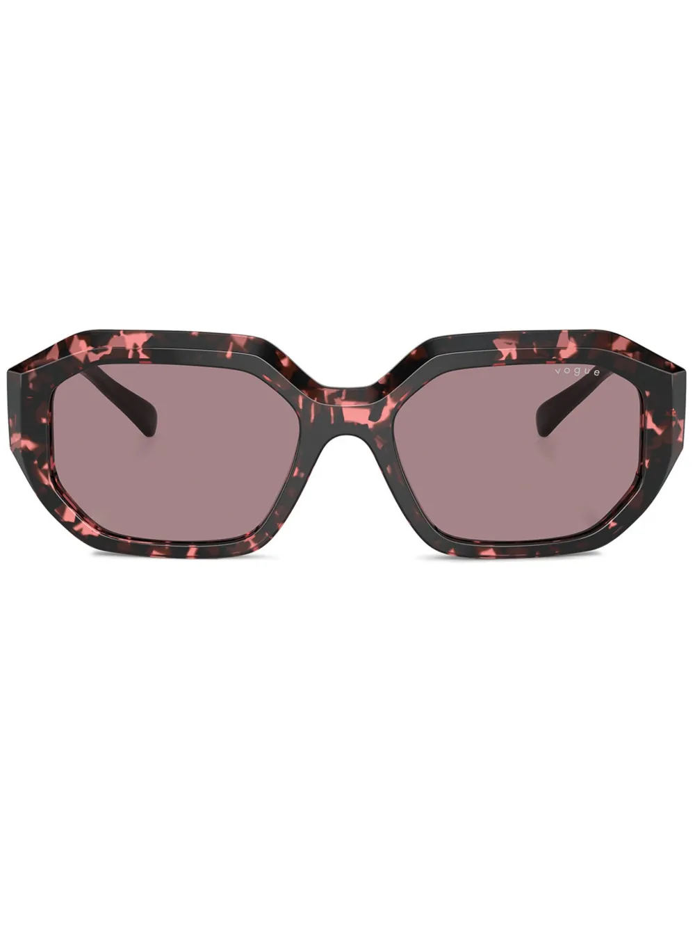 Vogue Eyewear Sonnenbrille mit geometrischem Gestell - Rot
