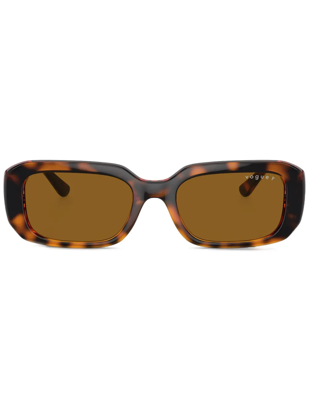 Vogue Eyewear Zonnebril met rechthoekig montuur Bruin