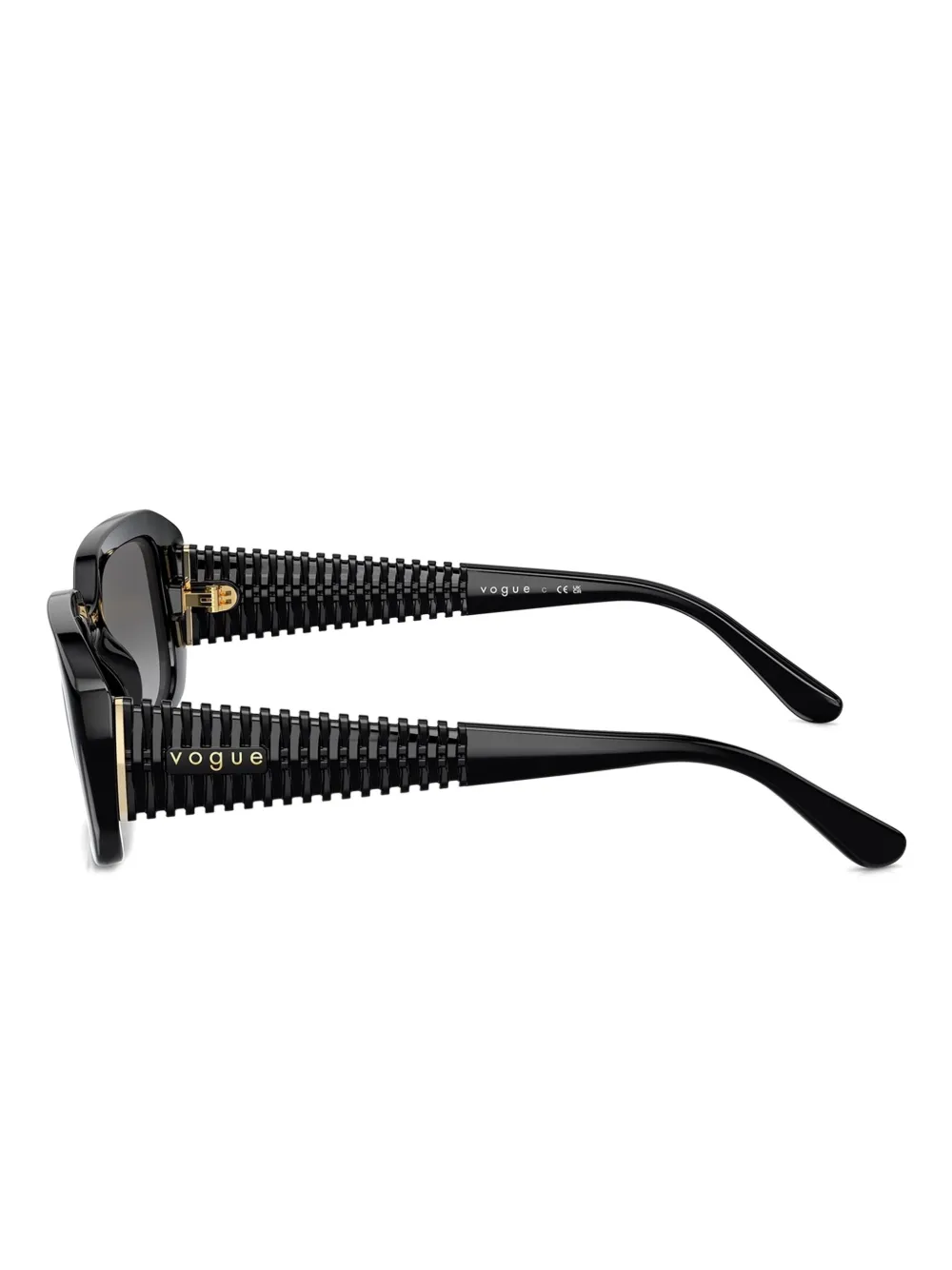 Vogue Eyewear Zonnebril met rechthoekig montuur Zwart